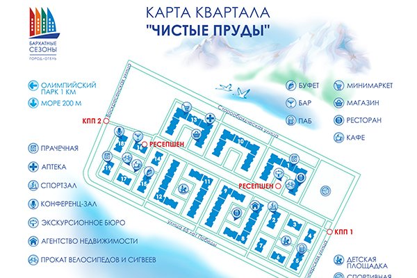 Русский дом расположение домов